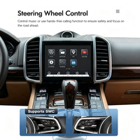 Sistema Android para Auto con Pantalla Táctil Capacitiva de 8.4 Pulgadas y 8 Núcleos, Pantalla Dividida Estéreo, WiFi Integrado para Porsche Cayenne 2010-2016