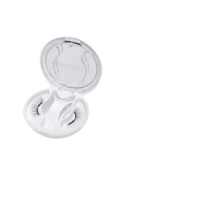 Juego de pestañas postizas magnéticas, par completo, sin pegamento, fibras sintéticas, 6 imanes para mujer, estilo natural y ligero - Product Image 1