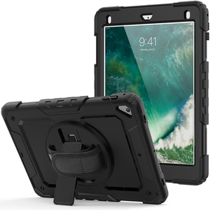 Protector de pantalla, correa para manos y funda con correa para el hombro para <span class=keywords><strong>iPad</strong></span> 9,7 2017/2018 <span class=keywords><strong>Pro</strong></span> 9,7 2016 Air 2, funda con soporte giratorio - Product Image 3