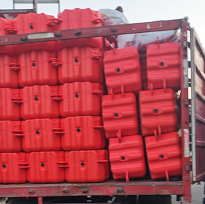 High-quality <strong>Pontoon</strong> Boat Polymer Polyethylene HDPE <strong>Floating</strong> Dock Platform Ocean Platform 500*500*400mm <strong>Floating</strong> Platform - Product Image 6