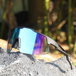משקפי שמש אופנתיים חדשים לספורט בחוץ, נגד רוח, הגנה UV400, משקפי ספורט לרכיבה, מסגרות גדולות - Product Image 2