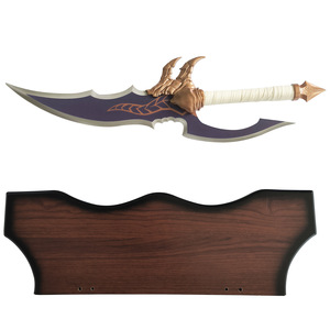 <span class=keywords><strong>50</strong></span>-60cm 2 unids/set Solo nivelación Anime Real Metal espada <span class=keywords><strong>Katana</strong></span> juguete fiesta Cosplay Props Sung Jin-Woo Katanas ESPADA DE ACERO INOXIDABLE - Product Image 6