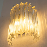 Lampe murale LED en fer quadrangulaire pour salle de bain, hôtel, chambre à coucher, salle à manger, salon