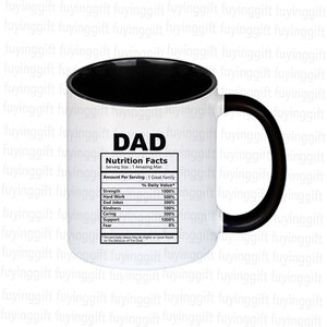 Tazza Personalizzata per la Festa del Papà, Tazza in Ceramica da 11-15 oz con <span class=keywords><strong>Nome</strong></span> Personalizzato, Tazza da <span class=keywords><strong>Caffè</strong></span> e Birra, Regali Promozionali Aziendali - Product Image 5