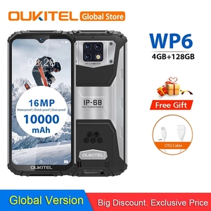 <span class=keywords><strong>Oukitel</strong></span> <span class=keywords><strong>WP6</strong></span> 10000mAh 6.3 ''FHD + IP68โทรศัพท์มือถือกันน้ำ4GB + 128GB OCTA Core 16MP กล้องสมาร์ทโฟนสามตัวที่ทนทาน - Product Image 4