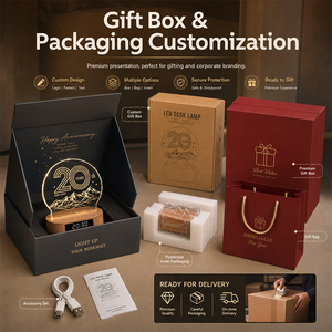 Lámpara LED Acrílica Personalizada de Lujo, Regalo Corporativo Personalizado, Recuerdo Promocional, Premio de Reconocimiento al Empleado, Decoración - Product Image 6