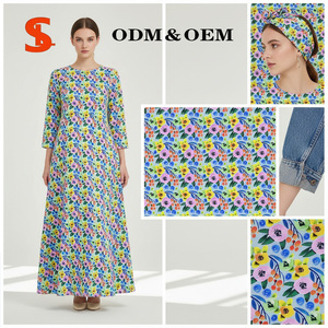 ผ้าป๊อปลินทอจากฝ้ายออร์แกนิก Liberty ลายพิมพ์ดอกไม้เรียบง่าย สำหรับชุดเดรสและชุดลำลองสำหรับเด็กผู้หญิง - Product Image 6