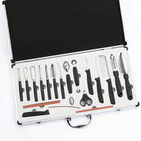 Chef Food Carving Knife Set Professioneel hoofd-snijmes Fruit- en groentegraveergereedschap voor het snijden van fruit en bloemen in de keuken