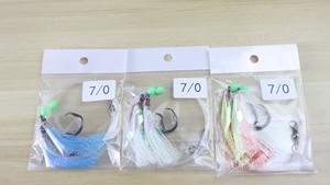 6/0 7/0 8/0 9/0 thép carbon cao vòng tròn móc câu cá biển cá hồng biển cá hồi câu cá jigging sabiki giàn phát sáng phát sáng - Product Image 6