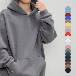 ชุดฮู้ดดี้พิมพ์ลายพัฟฟ์แบบโอเวอร์ไซส์สำหรับผู้หญิงไซส์ใหญ่ รับผลิตตามแบบ OEM พร้อมเสื้อฮู้ดดี้และเสื้อสเวตเชิ้ตผู้ชาย ขายส่ง - Product Image 3