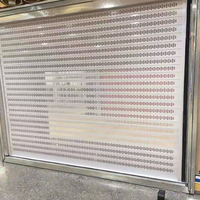 Porte de garage enroulable en alliage d'aluminium de qualité avec motif d'ouverture verticale