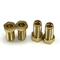 Entretoise hexagonale en laiton H59, filetage personnalisé M2-M12 pour assemblage de cartes de circuits imprimés