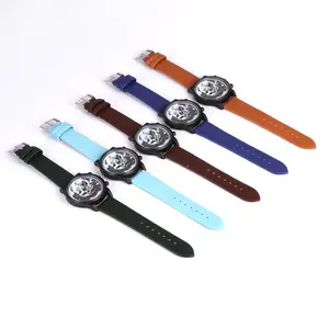 Casual Pointer Gear Sports Watch Creative Skeleton Calibration Quartz Watch For Boyfriend