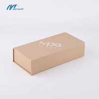 Boîte magnétique de luxe pliable en carton écologique avec ruban et insert en mousse EVA pour emballage cadeau