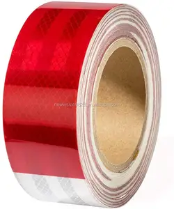 Reflecterende Sticker Rood En Wit, Reflecterende Tape Voor Vrachtwagen
