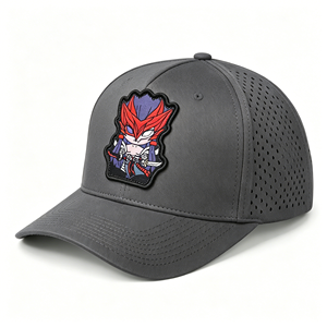 Gorra Premium de 5 Paneles, Impermeable, con Orificios Hidroláser, Logotipo Bordado Personalizado, para Hombres, Deportes al Aire Libre - Product Image 2