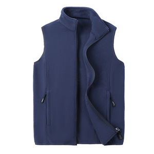 Gilet da Uomo in Pile Polare Senza Maniche con Zip Intera e Logo Personalizzato, Vestibilità Aderente, Invernale, da Caccia e per Attività all'Aperto - Product Image 4