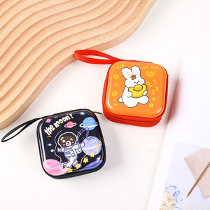 クマのヘッドセットバッグバニー学生女性 USB ケーブルオーガナイザーギフトイヤホン収納袋小銭入れイヤホンボックスヘッドフォンケース - Product Image 5