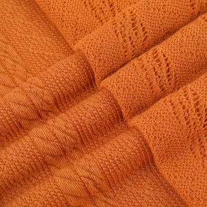 Tissu jacquard en maille de couleur unie, anti-boulochage, avec logo personnalisé, pour robes - Product Image 6