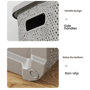 <span class=keywords><strong>Panier</strong></span> à <span class=keywords><strong>linge</strong></span> en plastique à motif floral avec couvercle, <span class=keywords><strong>panier</strong></span> de <span class=keywords><strong>tri</strong></span> et de rangement pour les vêtements sales de la mère et du bébé, <span class=keywords><strong>panier</strong></span> à <span class=keywords><strong>linge</strong></span> en plastique - Product Image 5
