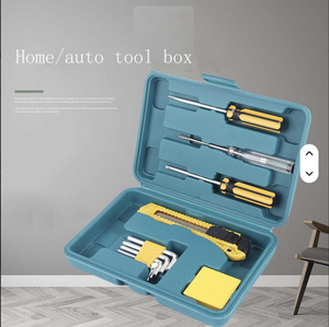 Kit de réparation automobile d'urgence 6-en-1 de haute qualité, outils en fer malléable, poignée antidérapante, étui de rangement rigide portable WK-37-CS OEM Supp - Product Image 3