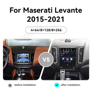 MOOKAKA Radio de coche para <span class=keywords><strong>Maserati</strong></span> <span class=keywords><strong>Levante</strong></span> <span class=keywords><strong>2015</strong></span> - 2021 inalámbrico Carplay Android Auto reproductor Multimedia GPS autorradio ESTÉREO - Product Image 2
