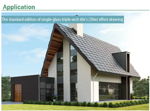 Bluesun các loại khác nhau của tấm pin mặt trời cho ngôi nhà 30 Wát <span class=keywords><strong>panel</strong></span> năng lượng mặt trời gạch kính đôi năng lượng mặt trời gạch - Product Image 5