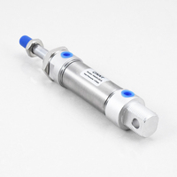Cylindres en acier inoxydable MA Pressure, mini compresseur d'air pneumatique, cylindre d'air à piston micro rond avec aimant interne