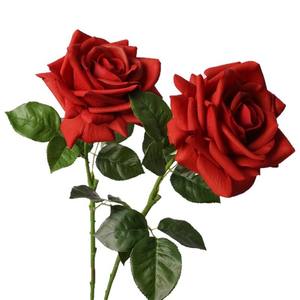 Roses artificielles en latex à tige unique Ocean Song de haute qualité, toucher réel, pour la décoration de la maison, pour la Saint-Valentin ou la remise <span class=keywords><strong>des</strong></span> diplômes - Product Image 6