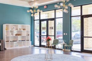 Ánh Sáng Sang Trọng Sáng Slate Tiếp Nhận Bàn Đàm Phán Thẩm Mỹ Viện Bàn Tư Vấn Ý Tối Giản Máy Tính Bàn Đơn Giản - Product Image 4