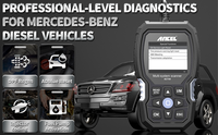 Lector de Códigos OBD2 Profesional ANCEL BZ700 para Benz, Adaptación de Todos los Sistemas, Reinicio de TPMS, Calibración de Airbag y SAS