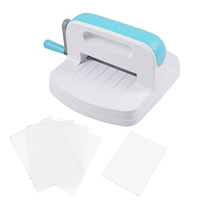 Macchina per Scrapbooking A5 Manuale Fai-da-te per Artigianato Artistico, Creazione di Biglietti, Fustellatura, Goffratura, Timbri su Carta, Modellazione e Tecniche di Finitura