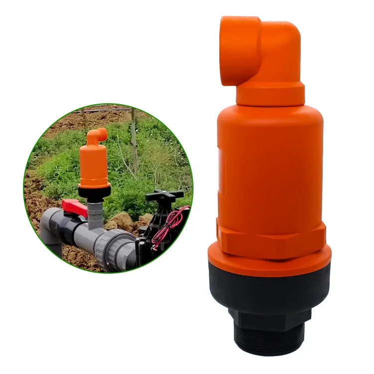 2 Inch Water Pipe PVC Air Valve for Irrigation Orifice 280 PVC Pipe Air Valve