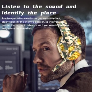 <span class=keywords><strong>Casque</strong></span> de jeu SY830-MV le plus vendu 2026 – Écouteurs lumineux filaires pour gamers avec son stéréo et micro LED - Product Image 3