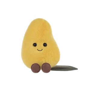 Mainan Buah-Buahan Kustom Kreatif Boneka Tanaman Berbulu Mainan Mangga Lucu Boneka Plush Kustom untuk Dijual - Product Image 2