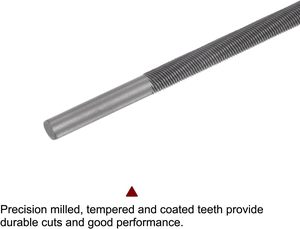 مبرد سلسلة المنشار الآلي، 5/32 بوصة (4 مم) دائري من الفولاذ عالي الكربون مزدوج القطع لشحذ السلاسل - Product Image 4