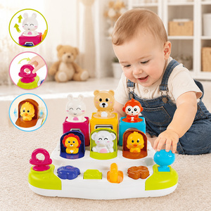 Jouet d'activités Montessori pour tout-petits, jouet éducatif sensoriel cause et effet, jouet d'apprentissage de la motricité fine - Product Image 1