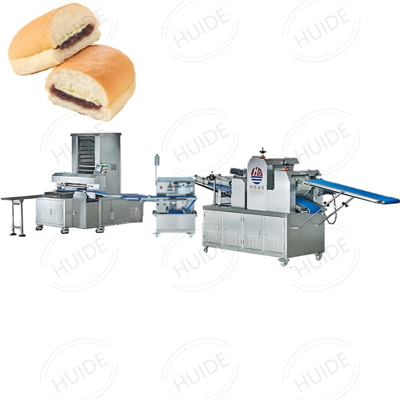 Huide Нержавеющая сталь масло булочка машина для хлеба Высокая Эффективность Автоматическая производственная линия для хлеба для завода