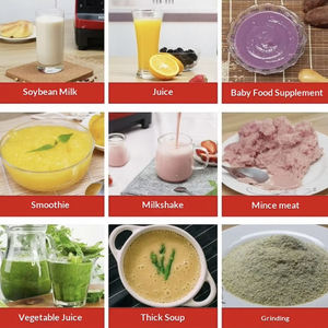 เครื่องปั่นน้ำผลไม้ไฟฟ้า ใบมีดสแตนเลส มอเตอร์เงียบ ใช้งานได้หลากหลาย สำหรับใช้ในครัวเรือนและเชิงพาณิชย์ - Product Image 2