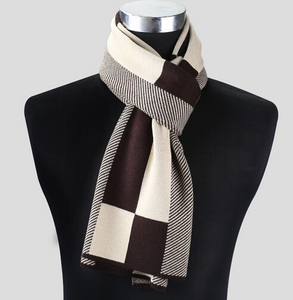 Bufanda para Hombre 100% Acrílica a Cuadros, Bufanda de Moda para Hombre al por Mayor, Pashmina Multicolor de Invierno, Chal de Moda para Adultos - Product Image 1