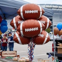 Ballons en aluminium sur le thème du sport, 26x20 pouces, ballons de football américain pour la décoration de fête, ballons MVP, baby shower