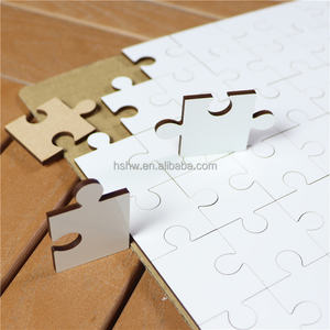 จิ๊กซอว์วัสดุไม้สำหรับผู้ใหญ่,จิ๊กซอว์สีย้อมเปล่า Mdf A3 - Product Image 4