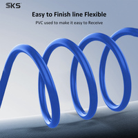 Câble d'extension USB 3.0 AM bleu de 1m/2m à montage sur panneau, 5 Gbit/s, pour ordinateur, iOS et écouteurs, à utiliser dans les armoires de contrôle industrielles
