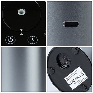 Custom Portable Metal Ambient Lighting Hydrating Mist Mini <b>Humidifier</b> for Bedroom - Product Image 4