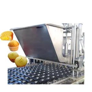 Full Automatic Center Filling Cake Processing Line Custard Cake Pie Machine Stainless Steel Cake Mixing Machine