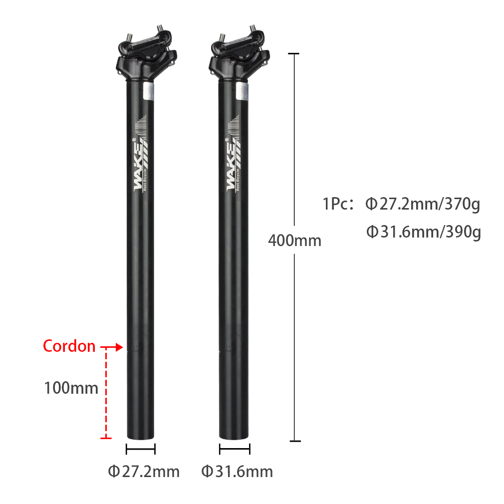 450Mm MTB BMX Mountainbike Lange Sattelstütze 25.4Mm 27.2Mm 28
