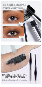 Vente en gros en usine <span class=keywords><strong>de</strong></span> <span class=keywords><strong>mascara</strong></span> naturel bio 4D végétalien et sans cruauté aux yeux et extension <span class=keywords><strong>de</strong></span> cils épais <span class=keywords><strong>de</strong></span> marque privée - Product Image 2