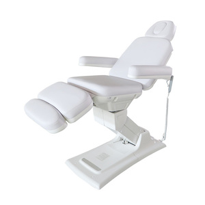 Camilla de Estética Profesional <span class=keywords><strong>Katia</strong></span> Factory, Ajustable Hidráulicamente, Diseño Nuevo Personalizado, Color Blanco, con Patas Divididas, para Tratamientos Faciales y Spa - Product Image 6