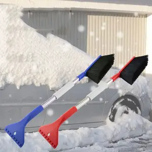 Щетка для уборки снега, два в одном, для автомобиля, для зимнего размораживания и уборки снега