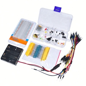 Kit de composants électroniques, kit de programmation éducatif avec fils de liaison, LED, résistances, breadboard, kit électronique DIY pour Arduino - Product Image 6